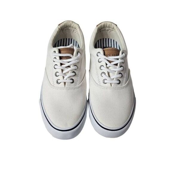 Sperry mens top sider canvas shoes Nwob - Picture 1 of 9